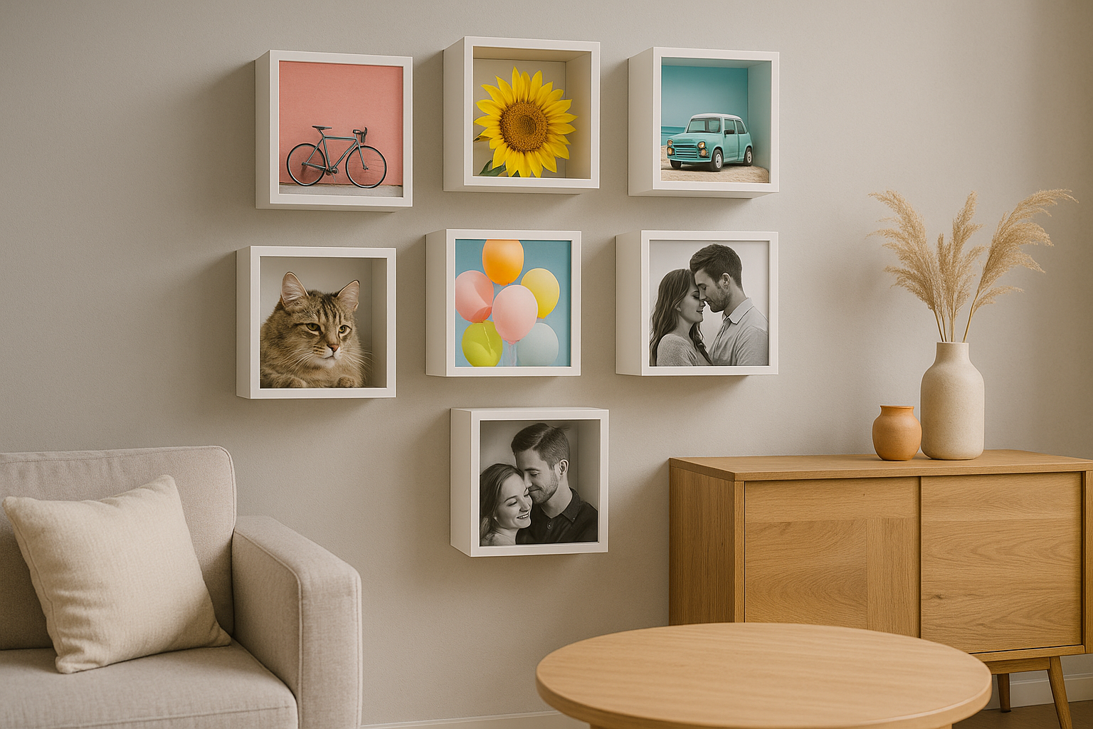 Titelbild zu „Kreative Akzente für Ihr Zuhause: Fotobox-Installationen als Wohnaccessoires“